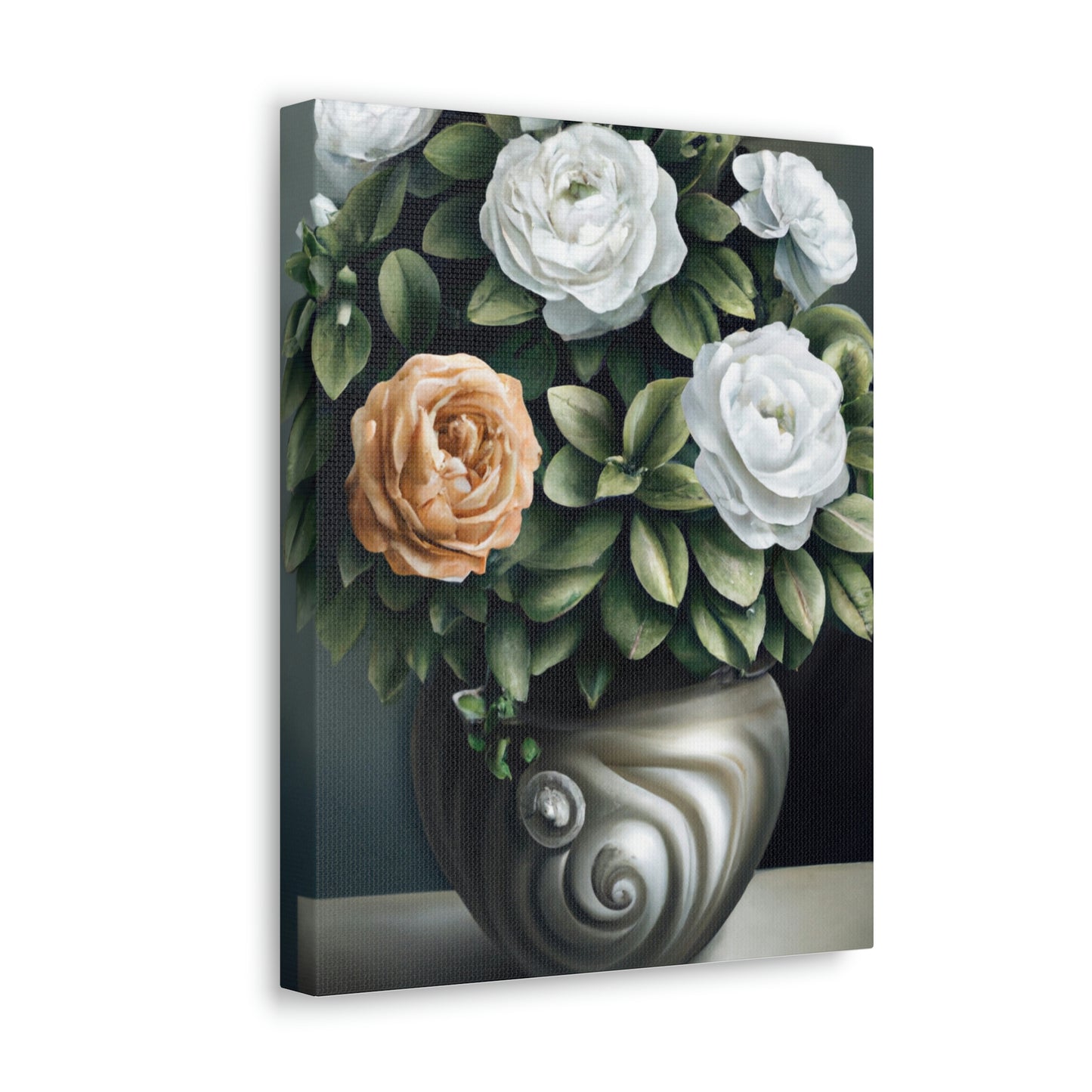 Glowing Floral Splendor. - Canvas