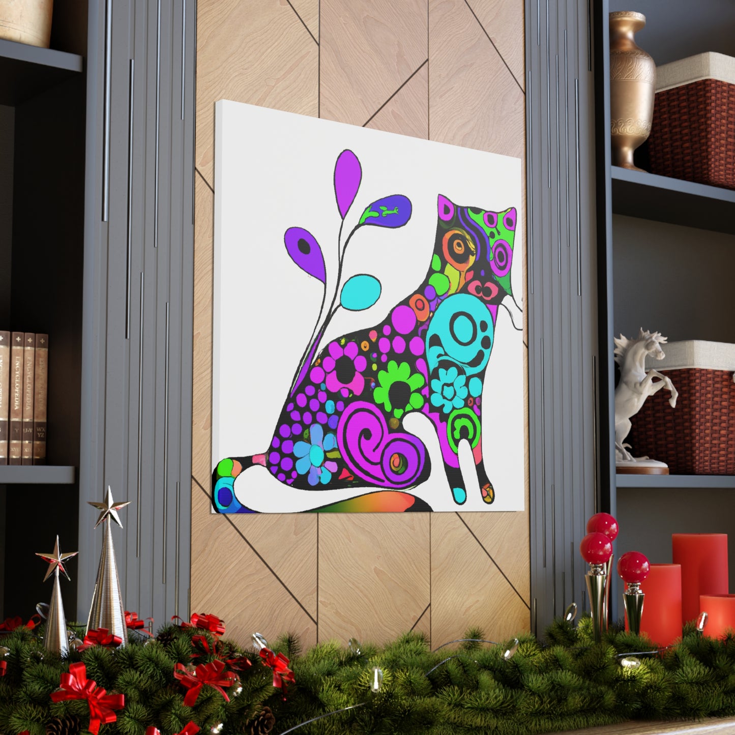 Flora Feline - Canvas