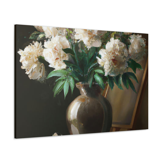 Floral Glamour Burst - Canvas