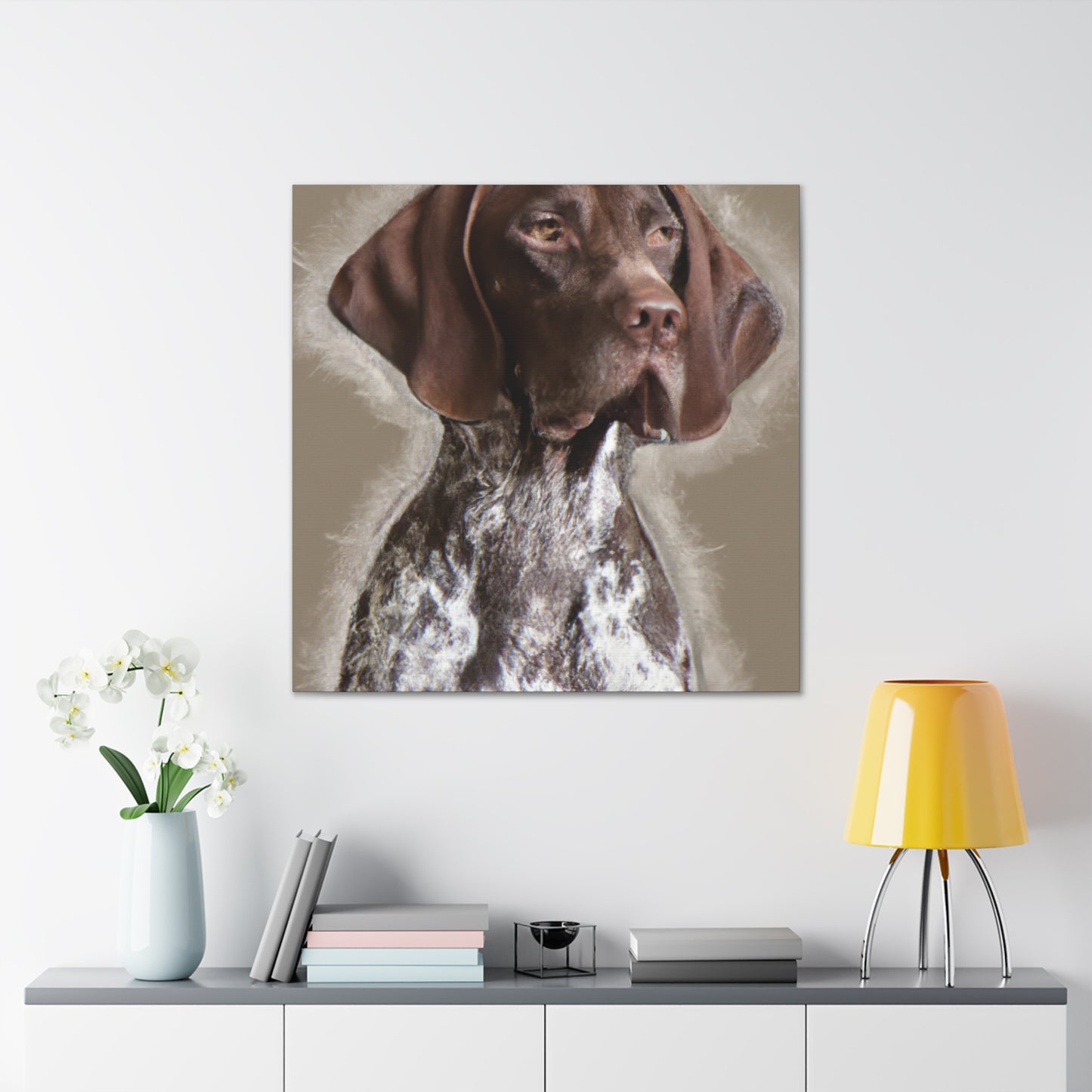 Pointer Posh. - Canvas