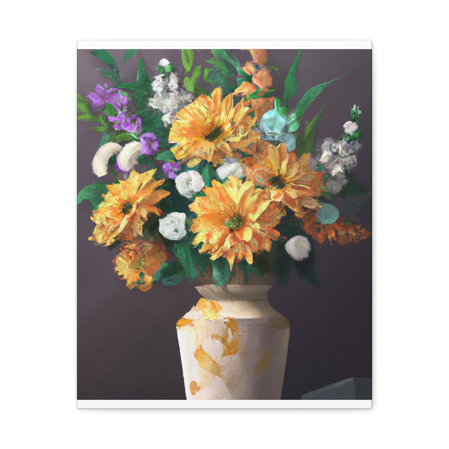 Vibrant Floral Dream - Canvas