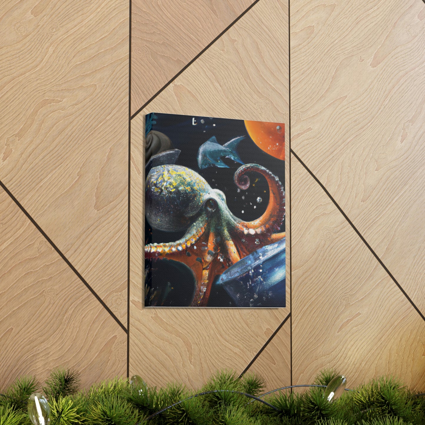 Oceanic Coral Scene - Canvas