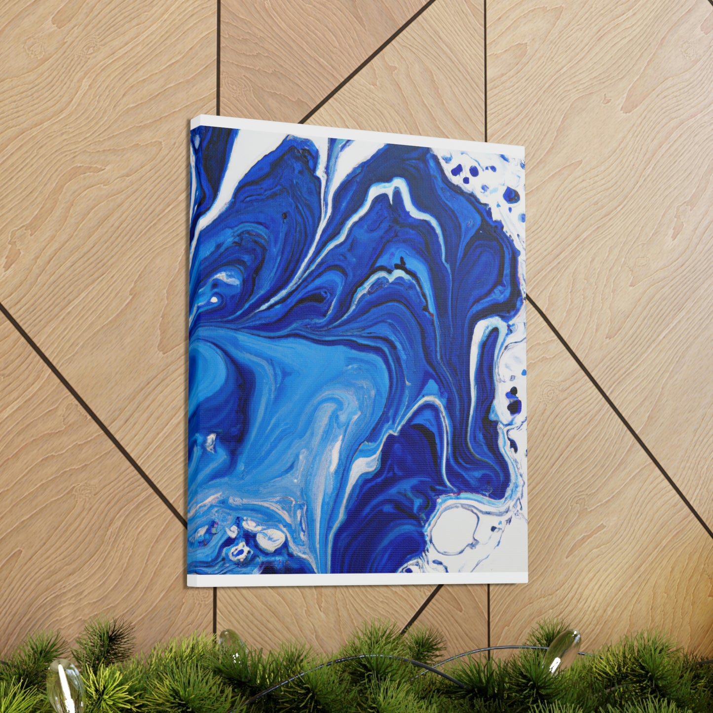 "Aqua Stream" - Canvas