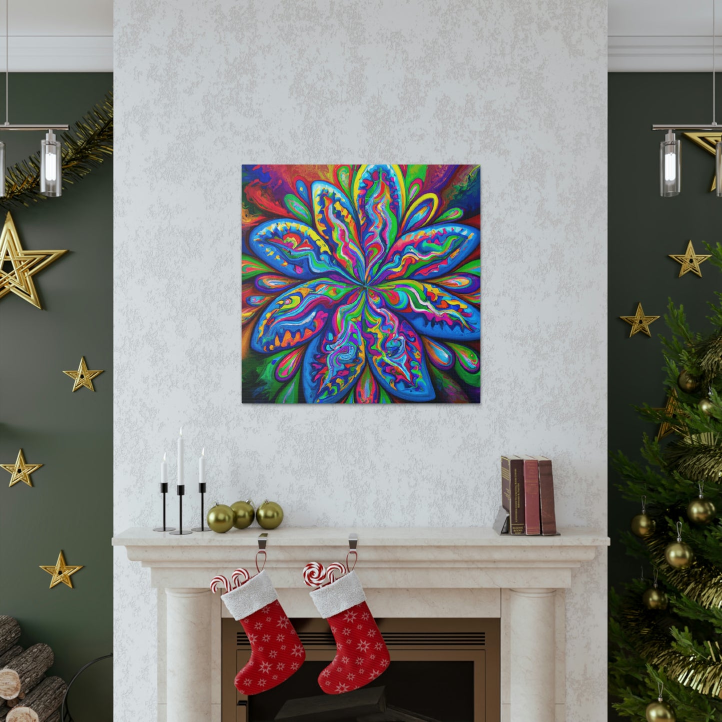 Psychedelic Bloom - Canvas