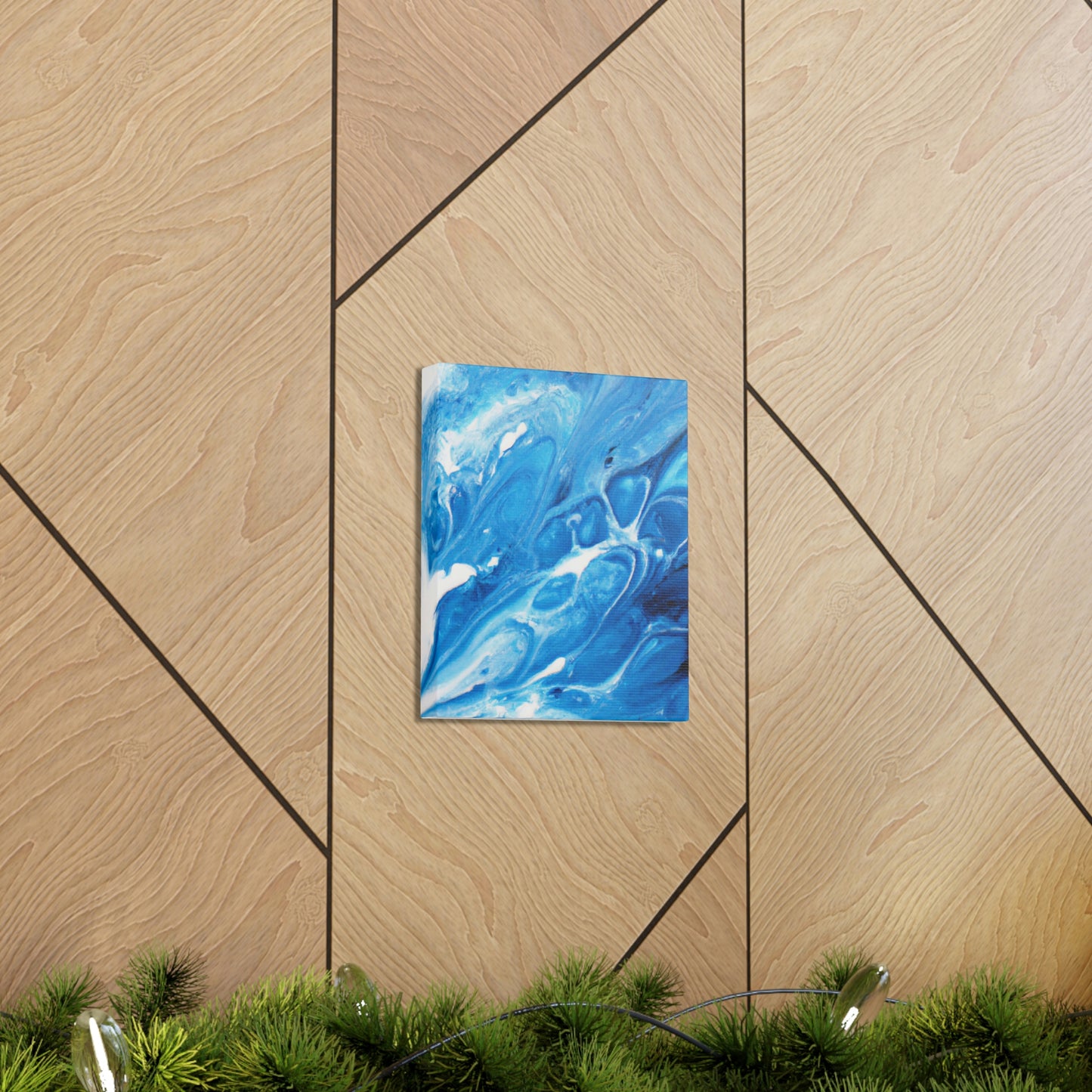 Blue Vapour. - Canvas