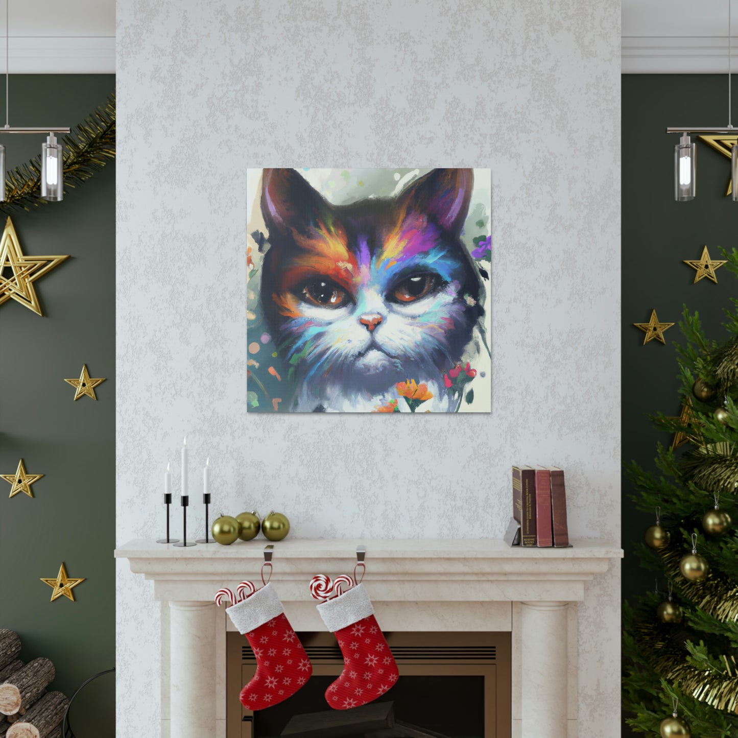 "Dream Cat." - Canvas