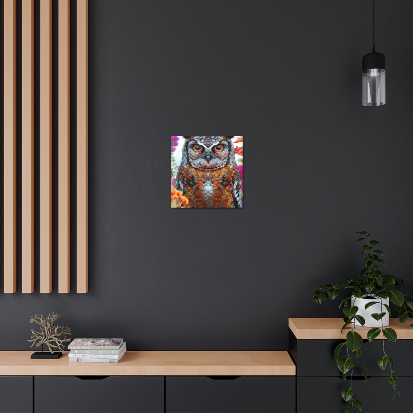 Owl's Splendor. - Canvas