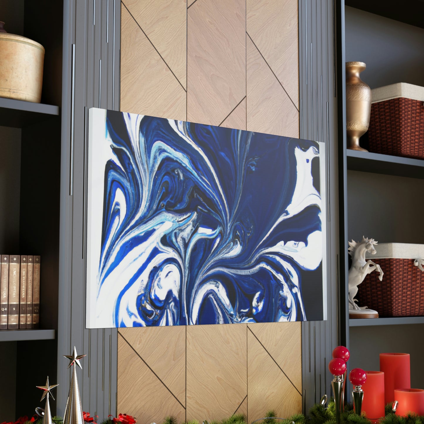 Blue Embrace. - Canvas