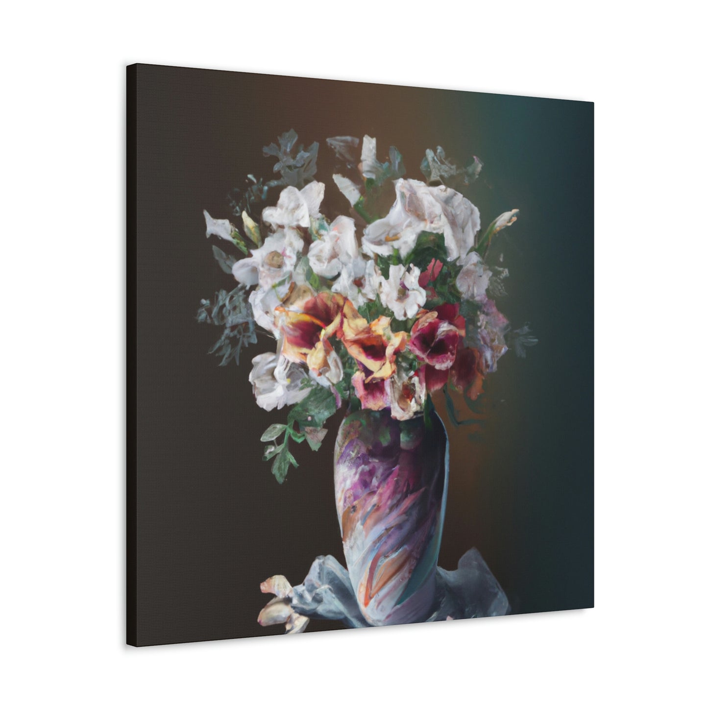 Floral Finesse Dreaming - Canvas