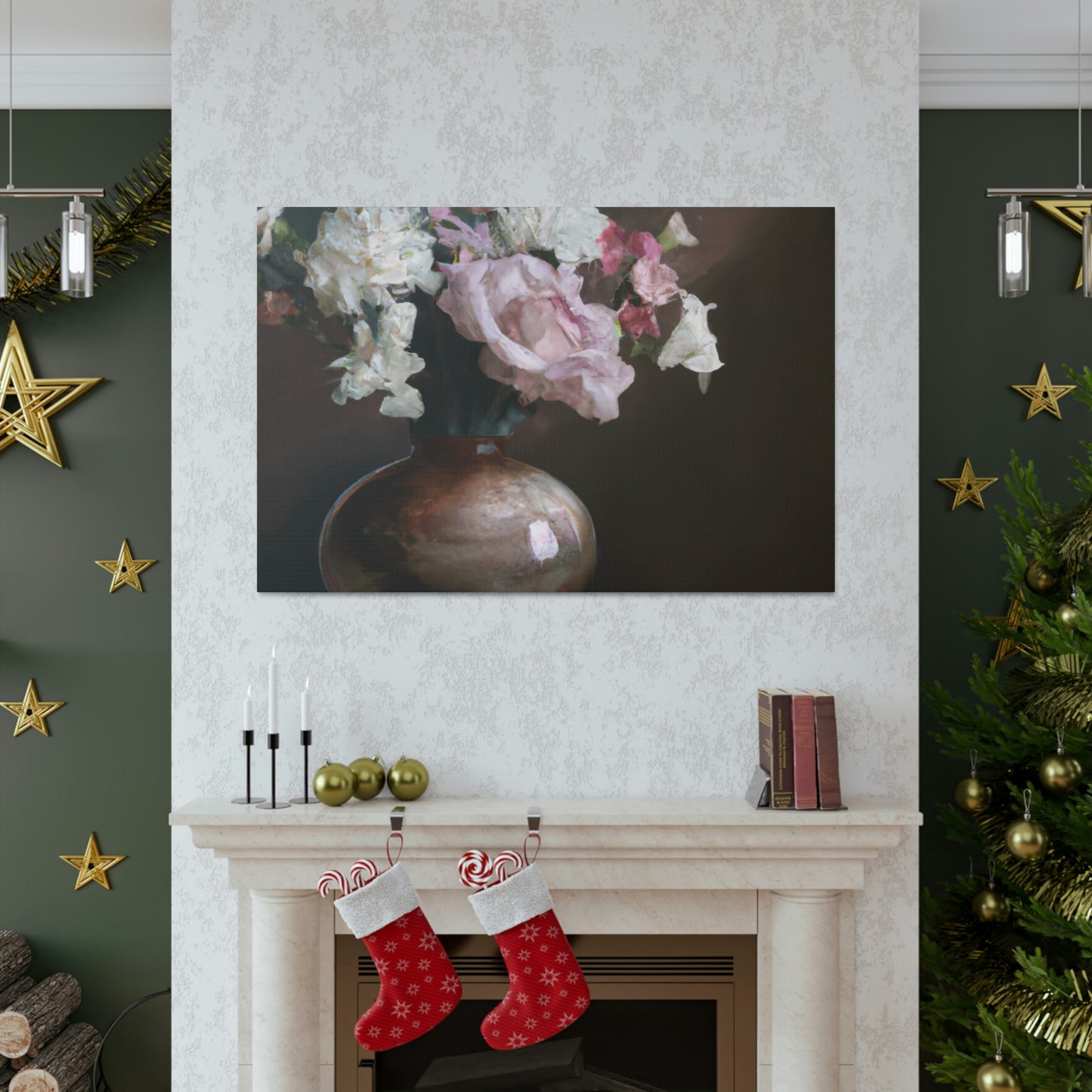 "Delicate Floral Detail" - Canvas