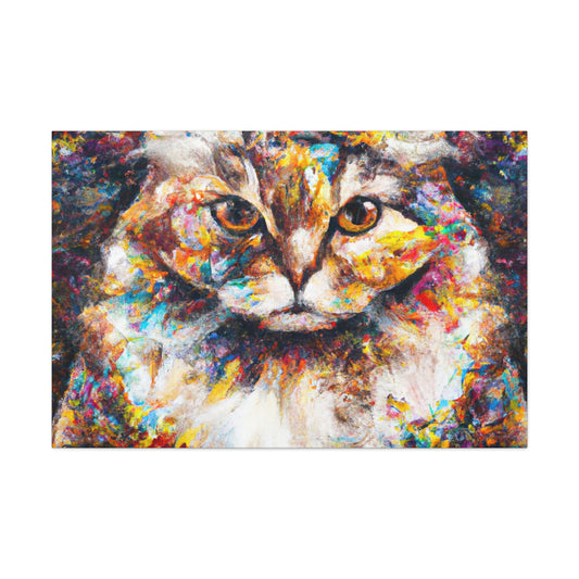 Flower Cat - Canvas