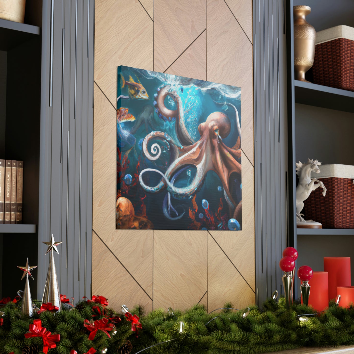 Ocean Marine Glow. - Canvas