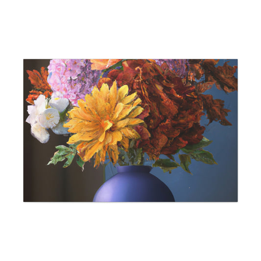 Floral Bloom Brilliance - Canvas