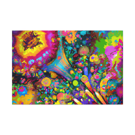 "Psychedelic Bloom" - Canvas
