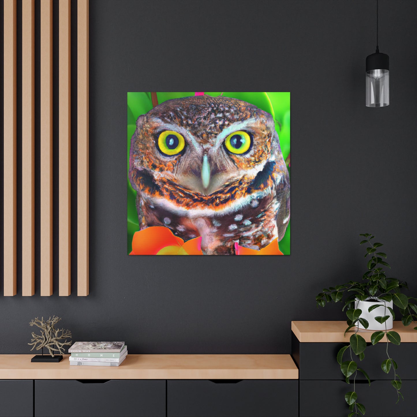 Owl Splendor. - Canvas