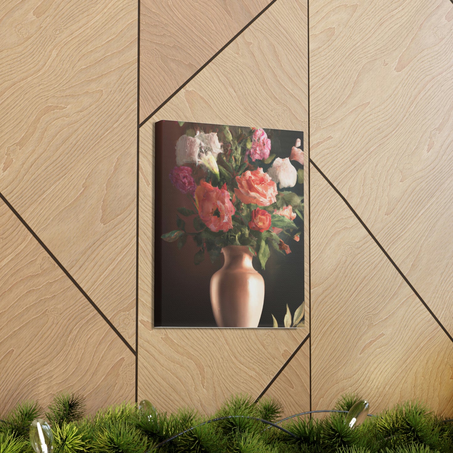 "Floral Finery Wonderland" - Canvas