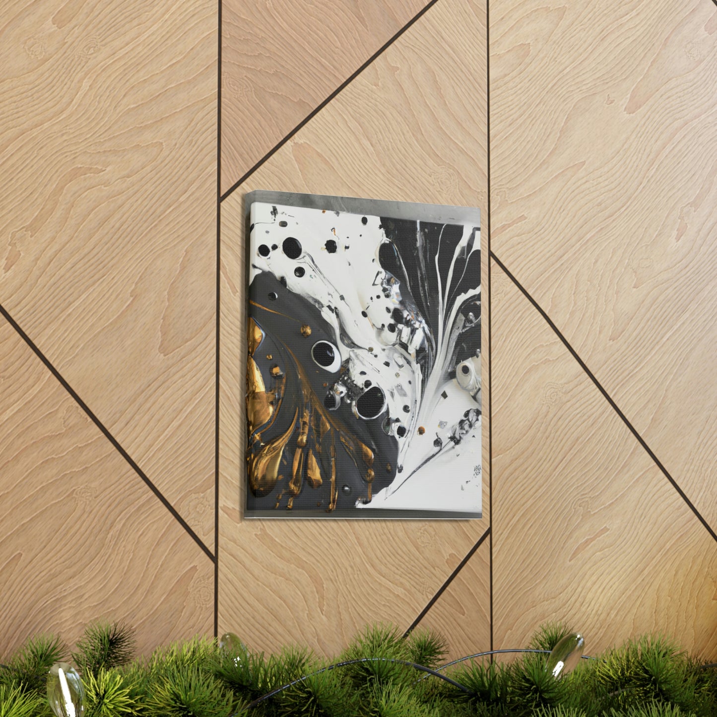 Gleaming Flow Fusion. - Canvas