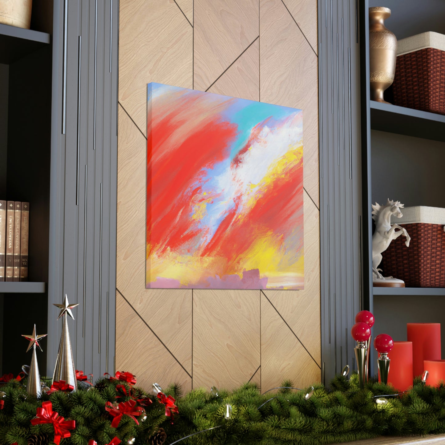 Brush Burst. - Canvas