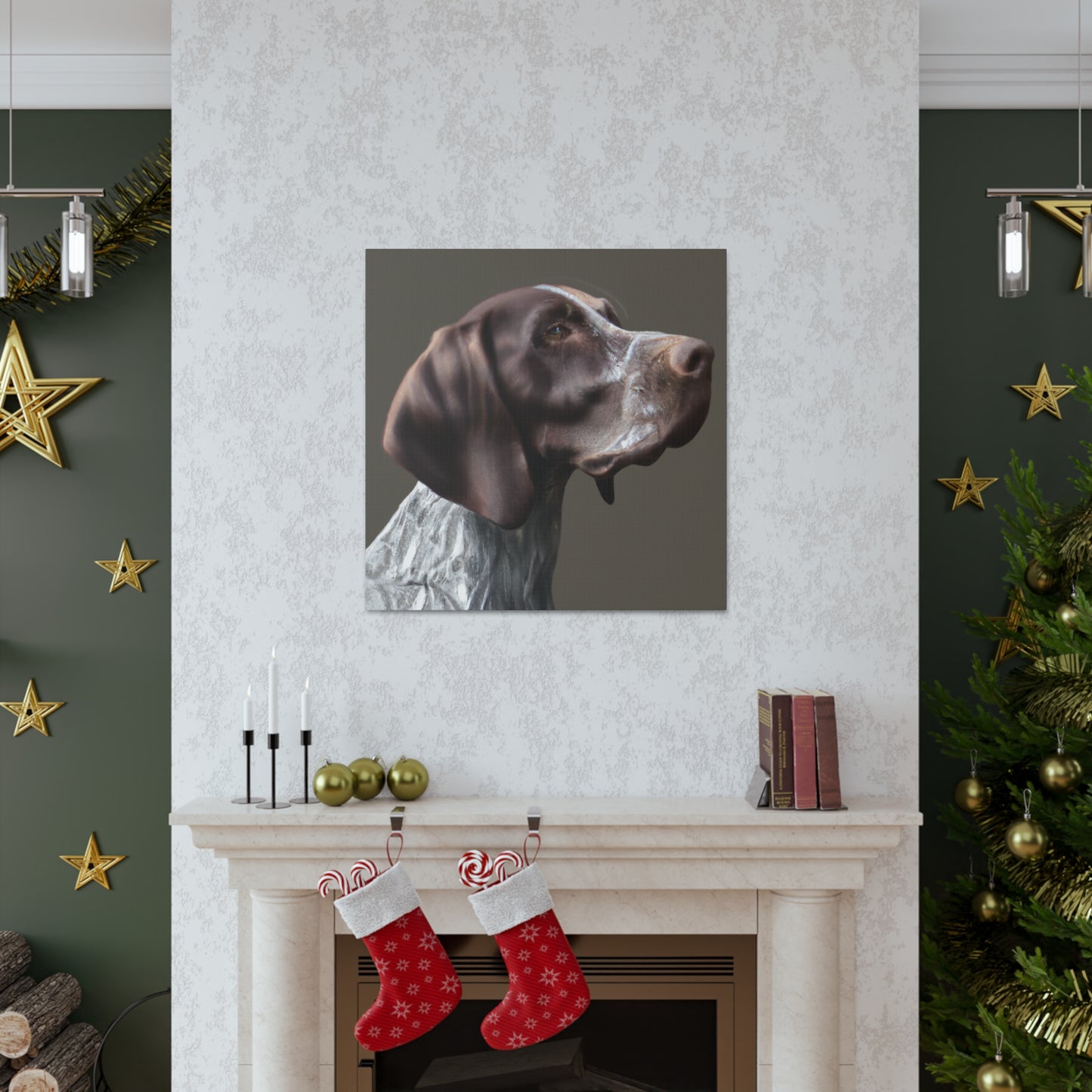 Pointer Perfection. - Canvas