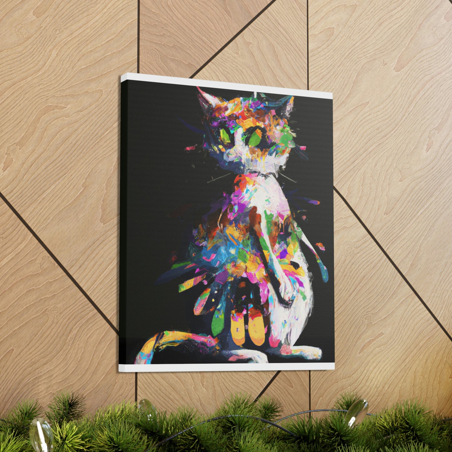 Flower Cat - Canvas