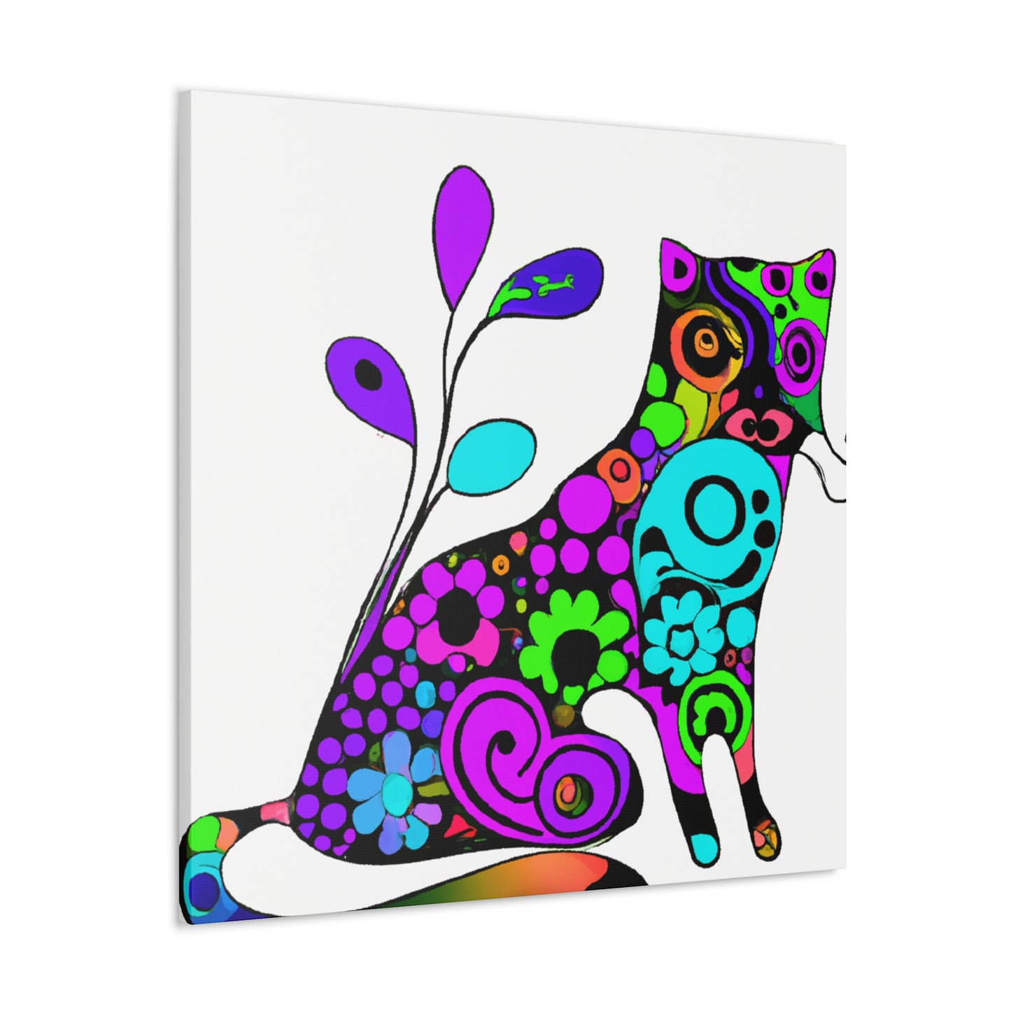 Flora Feline - Canvas