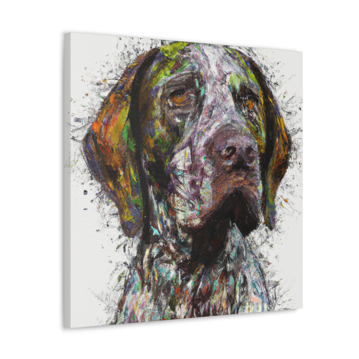 "Painted Pointer" - Canvas