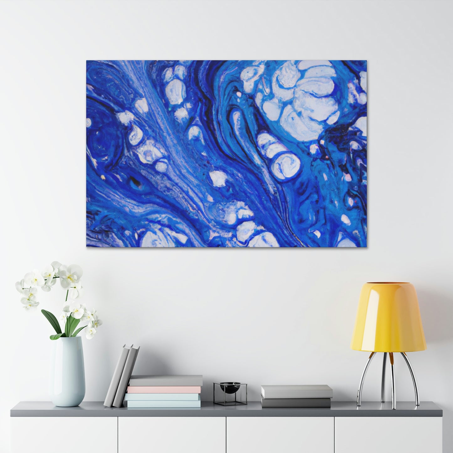 Blue Oasis. - Canvas
