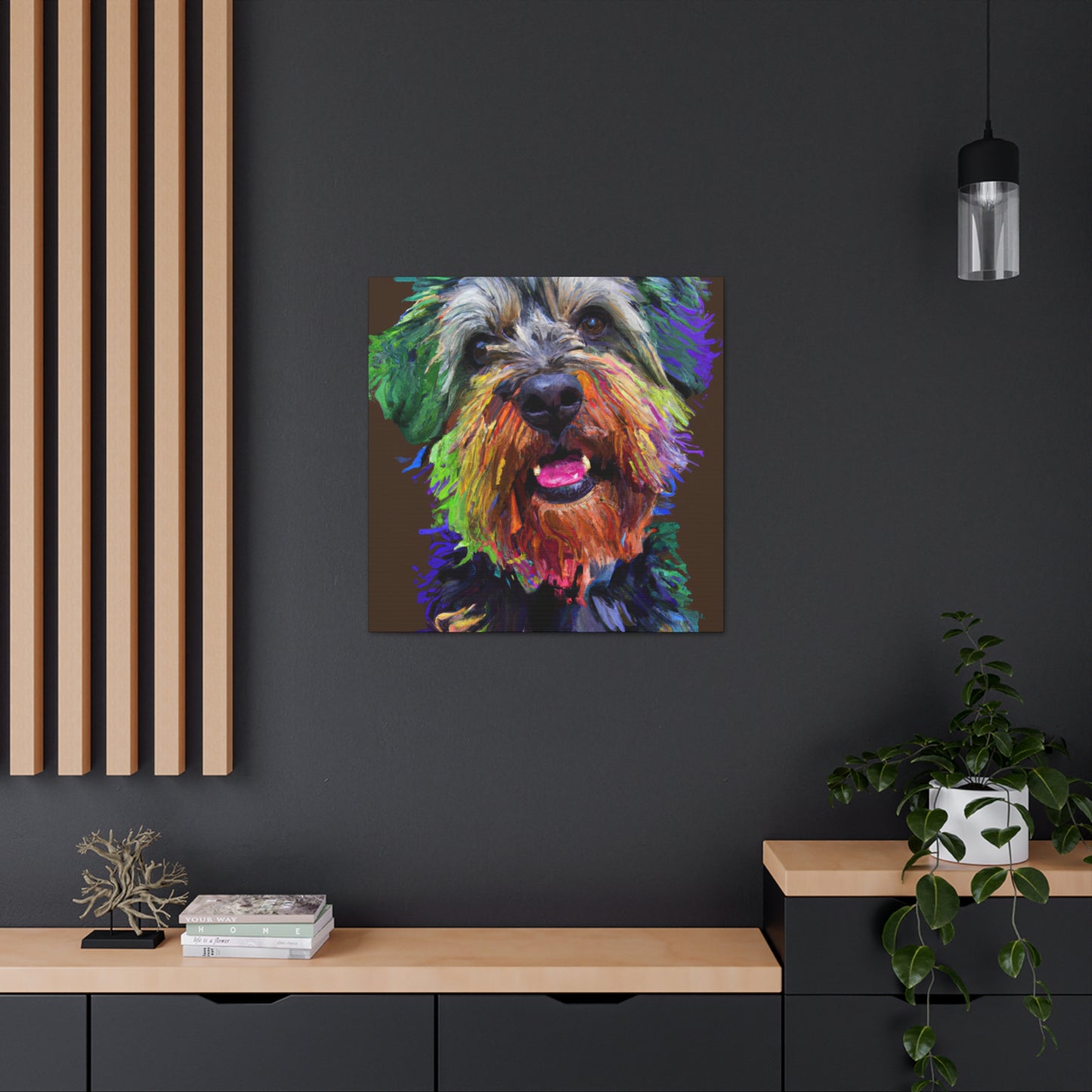 Canine Colorful. - Canvas