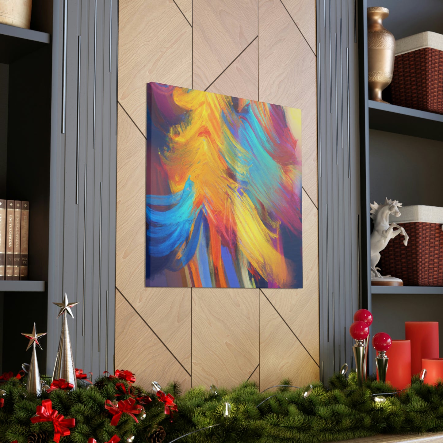 Colorful Brush Cords. - Canvas