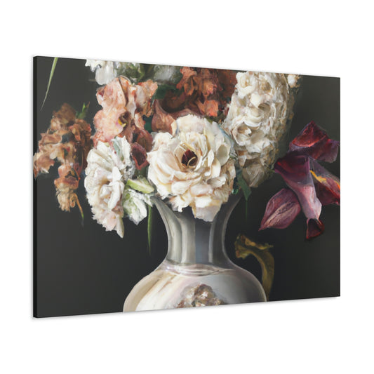 Tender Blooms Brushed. - Canvas