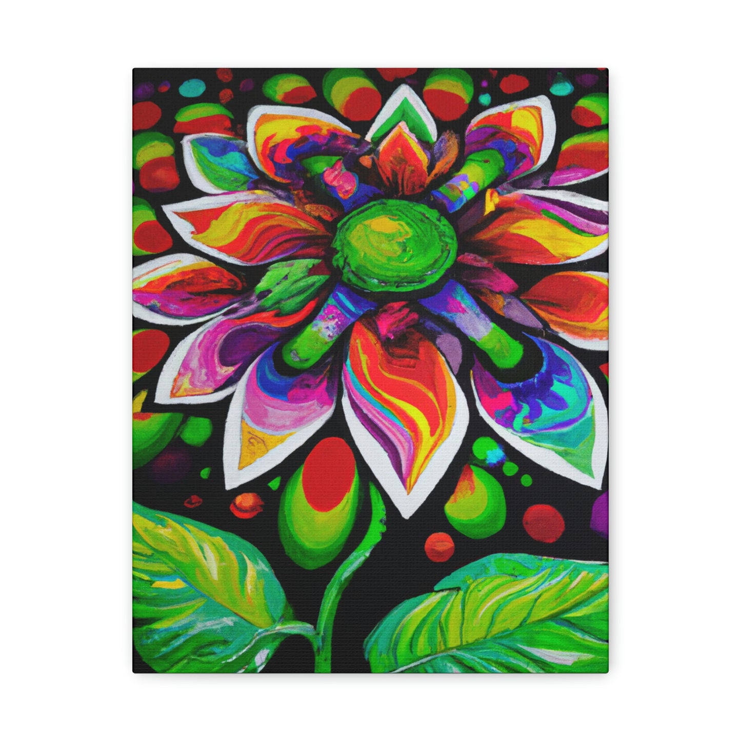 Vibrant Bloom. - Canvas