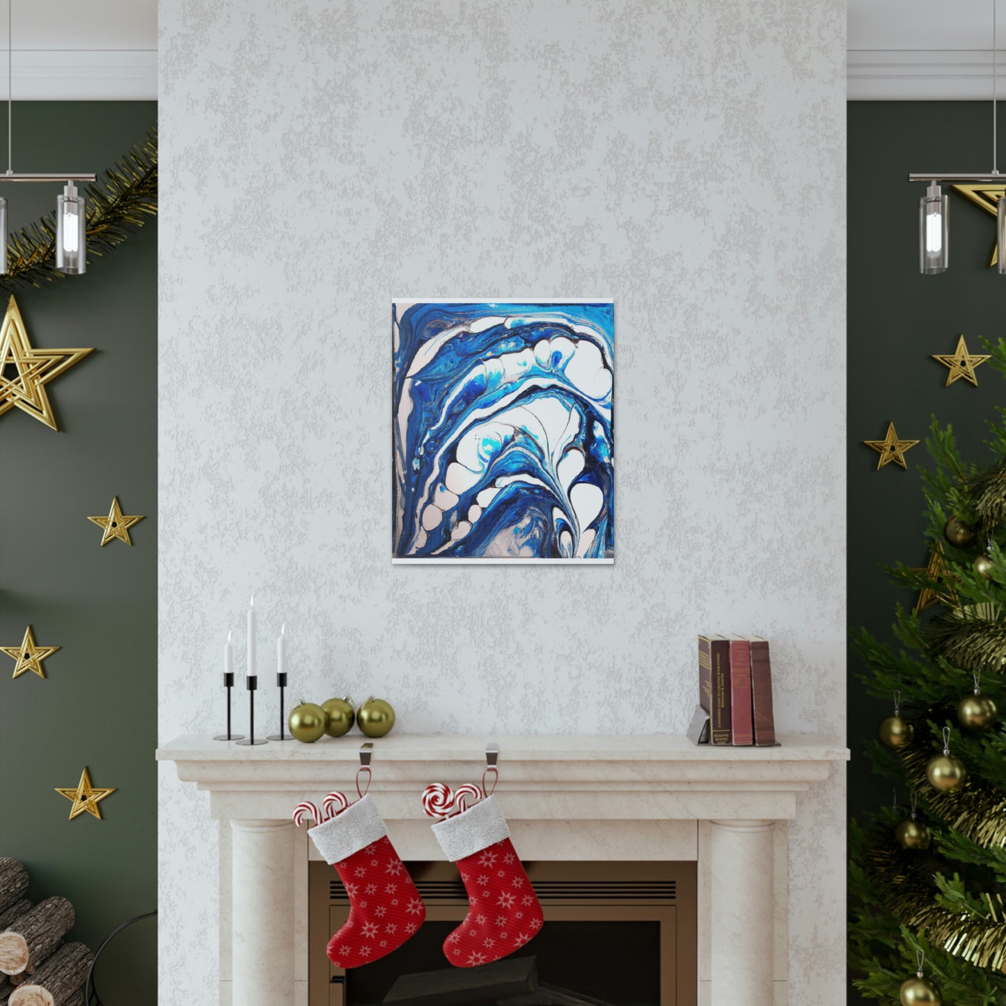 Aqua Splendor. - Canvas