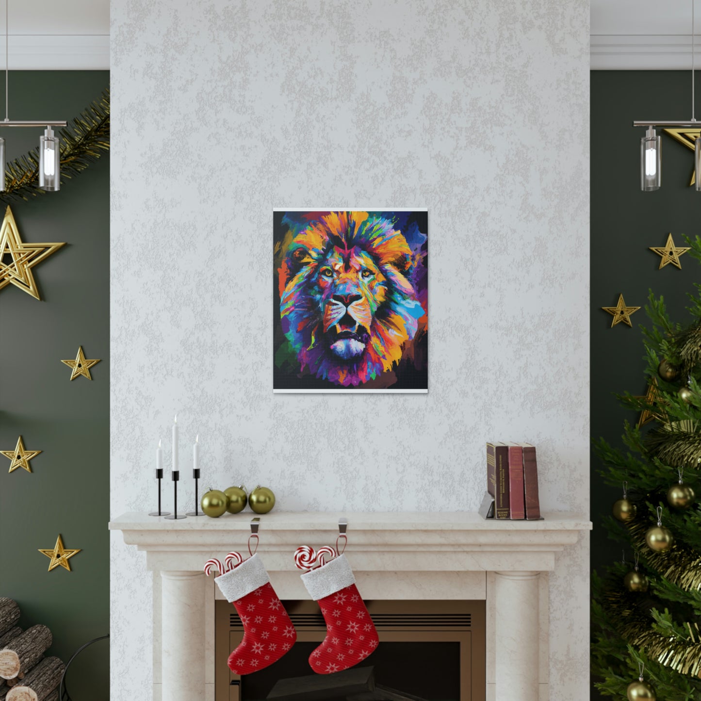 Lion Spectrum. - Canvas