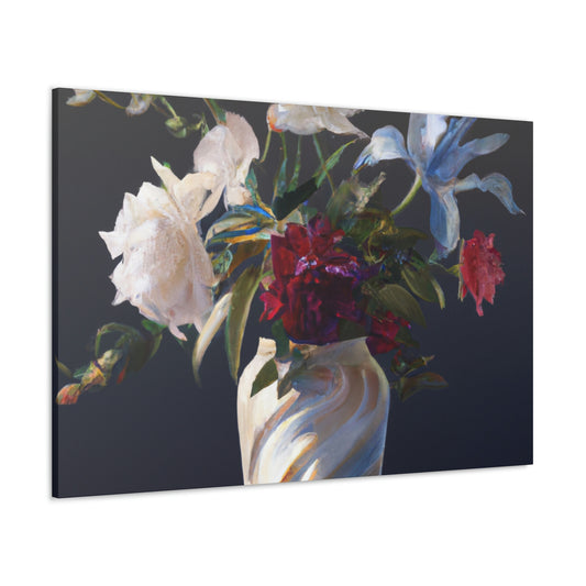 Floral Petal Splendor - Canvas