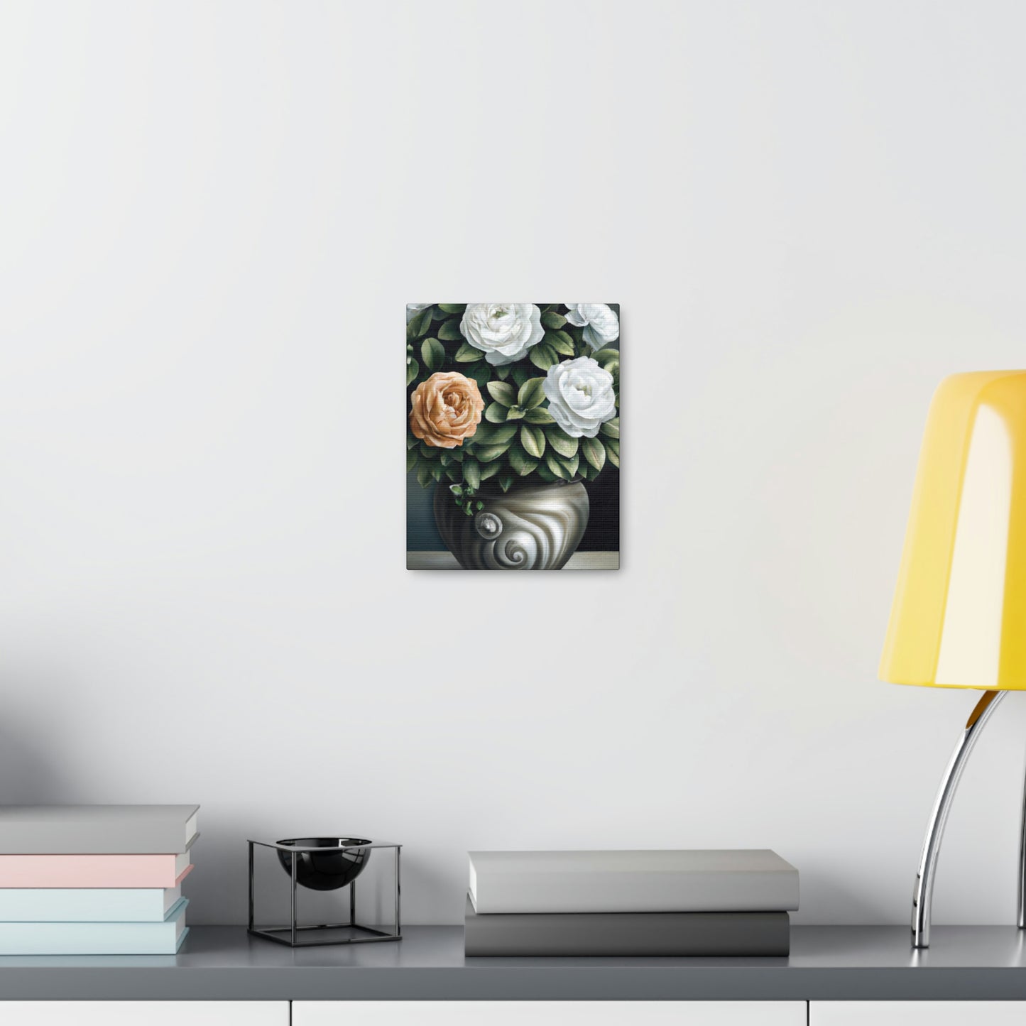Glowing Floral Splendor. - Canvas