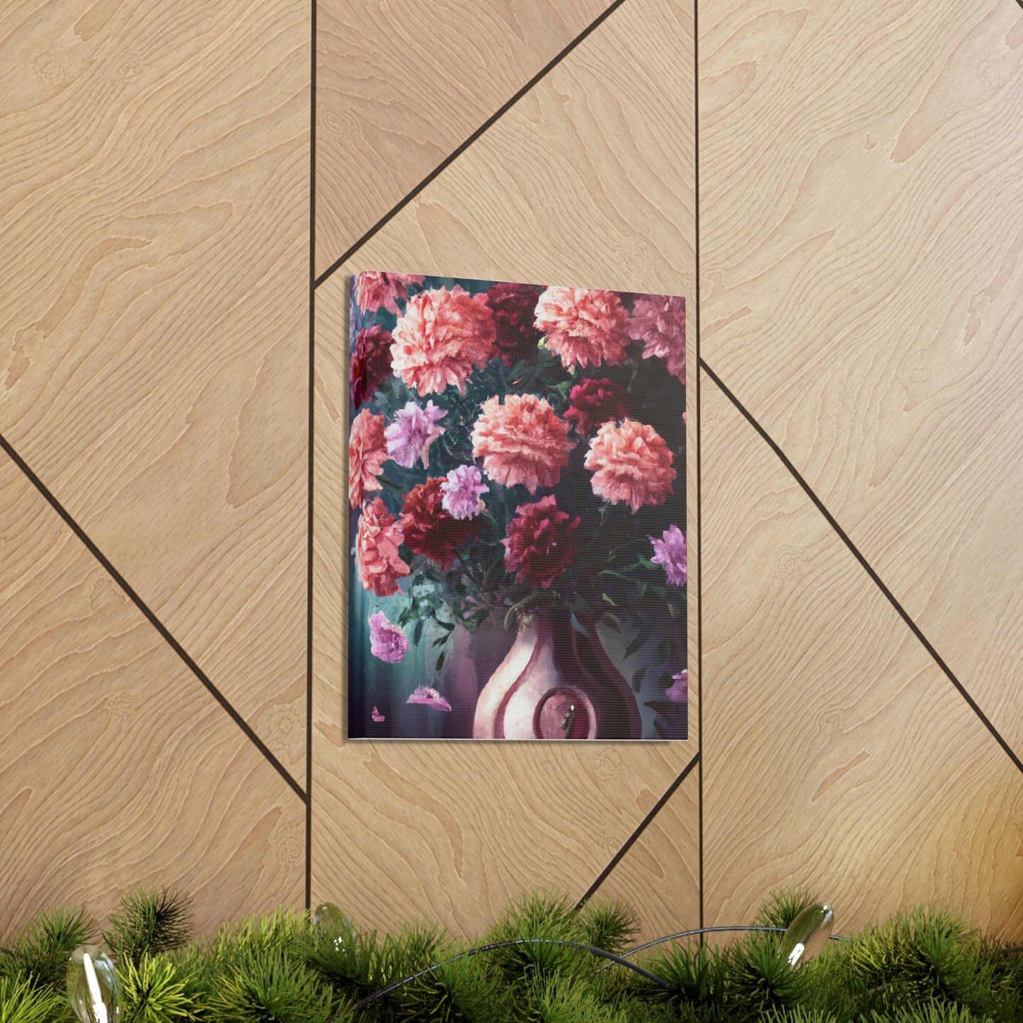 "Flower Vase Bliss." - Canvas