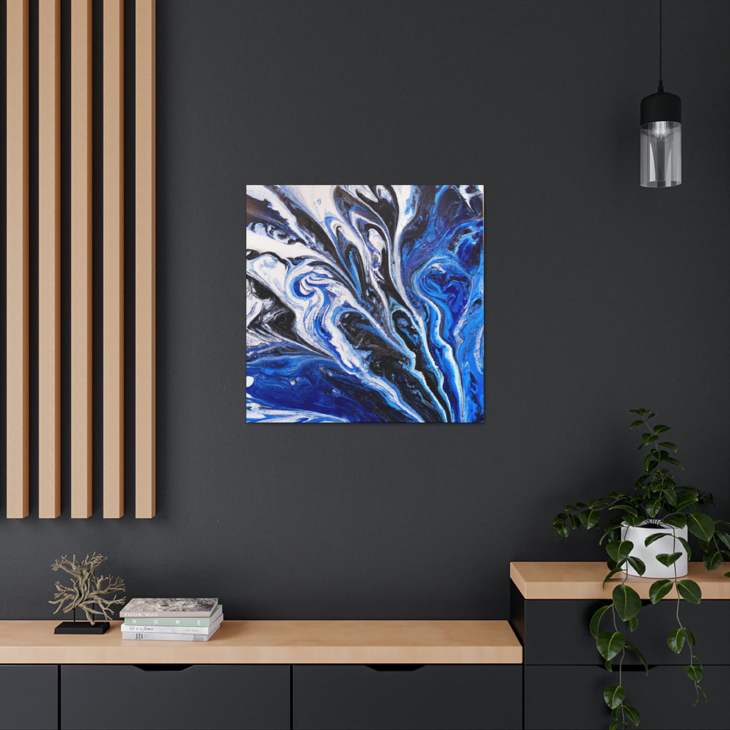 Mystic Azure. - Canvas