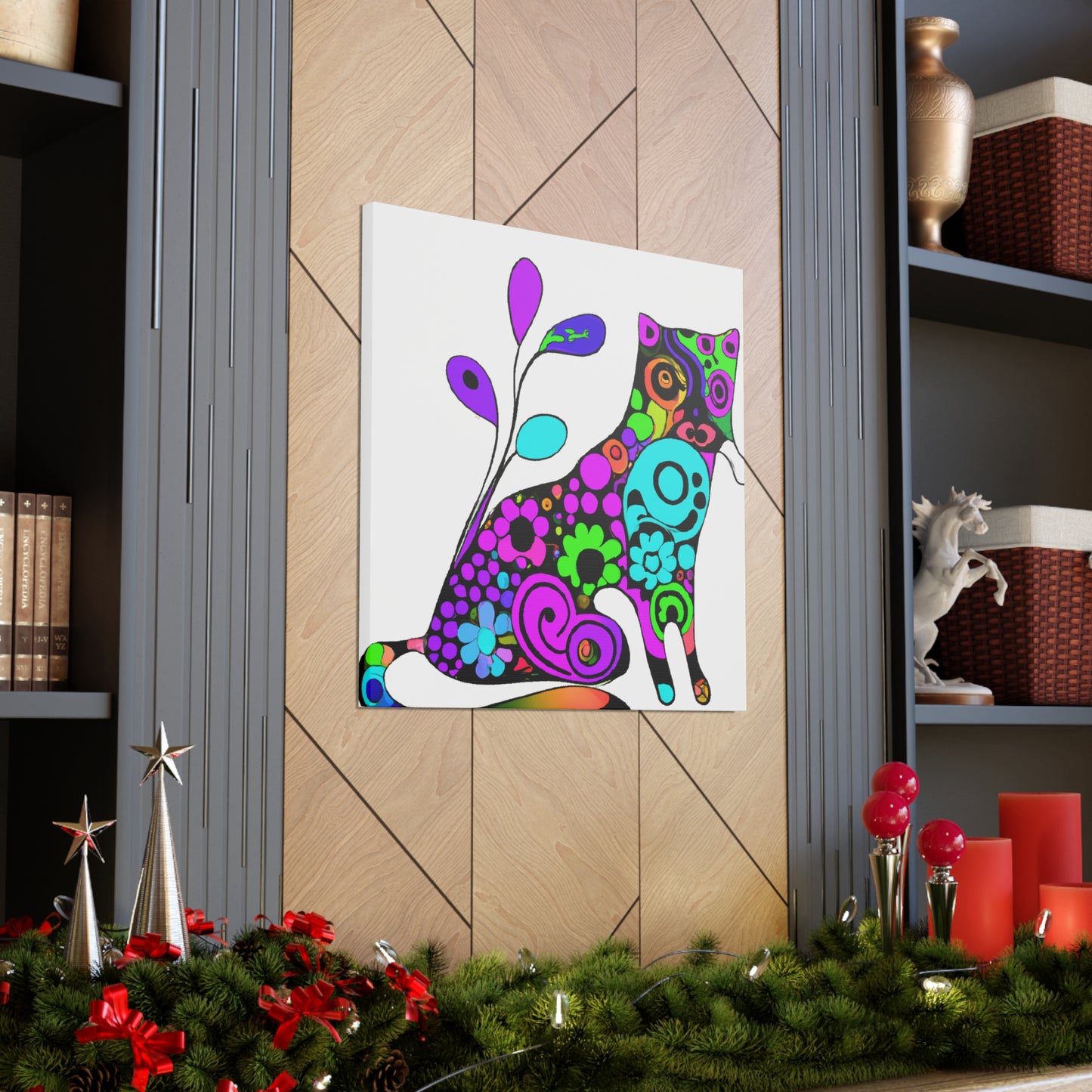 Flora Feline - Canvas