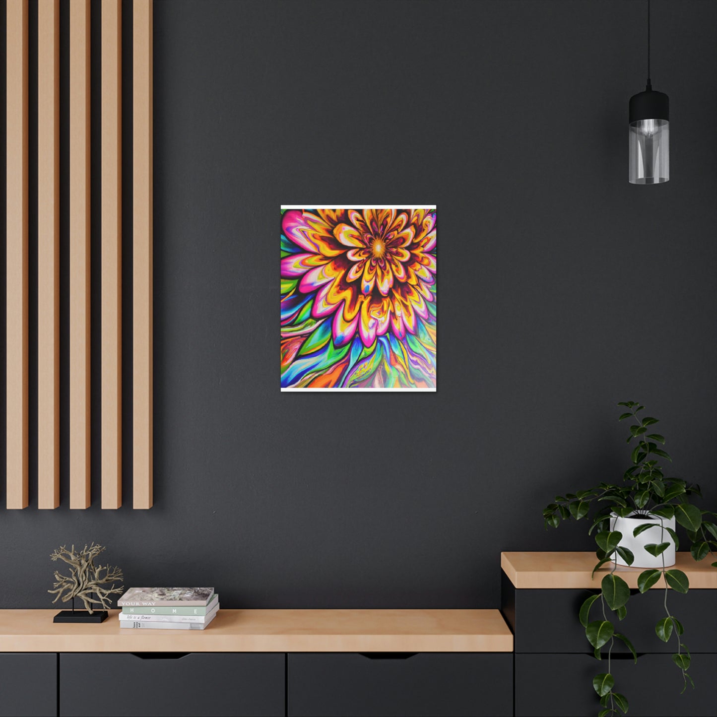 Psychedelic Bloom - Canvas