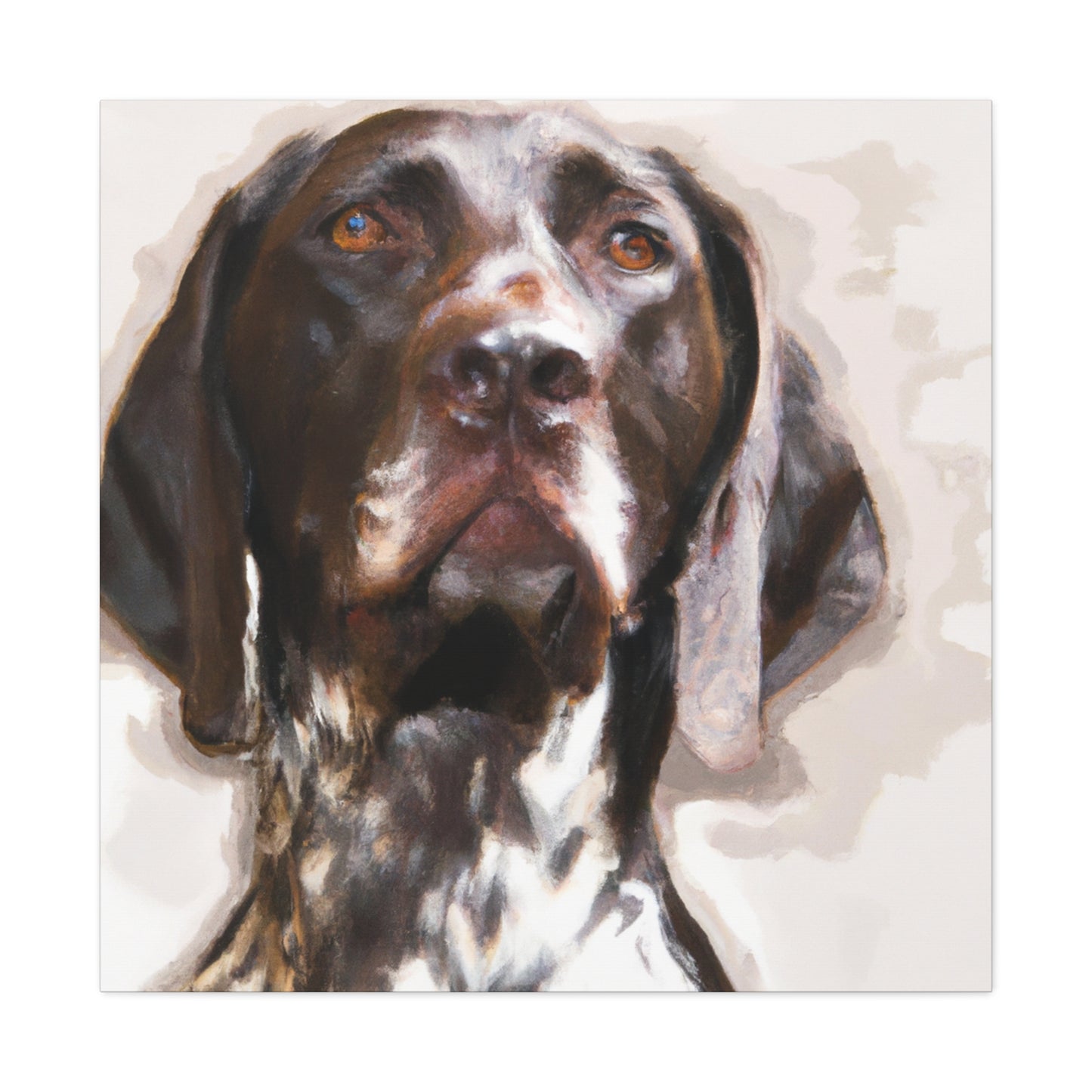 "Pointer Perfection" - Canvas