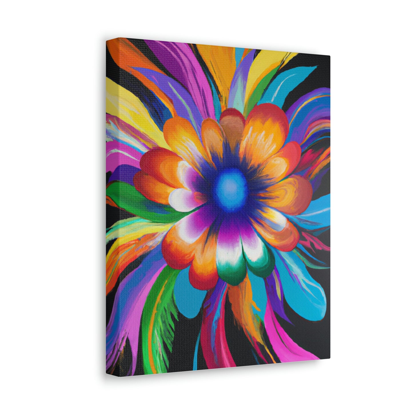 Psychedelic Bloom. - Canvas