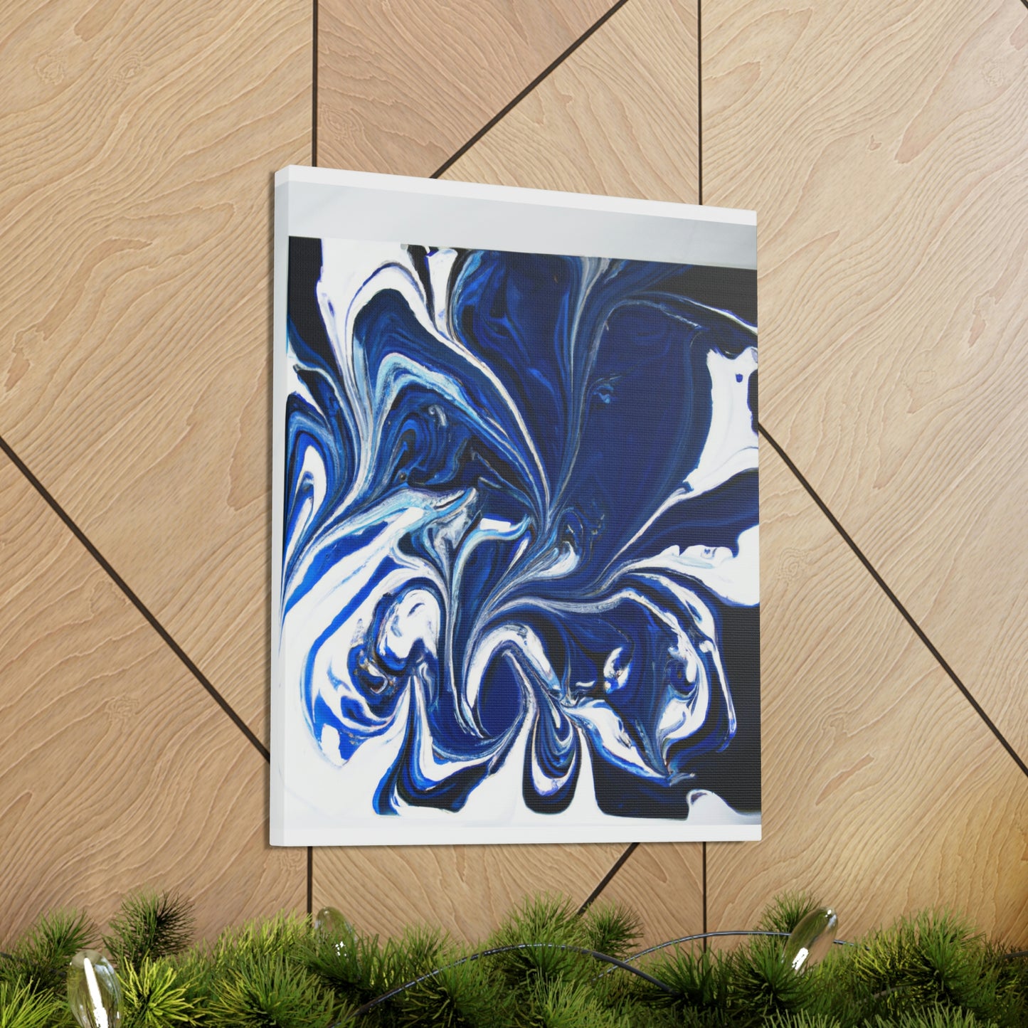 Blue Embrace. - Canvas