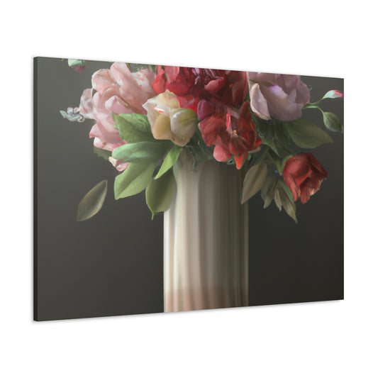 Blossoming Petals Captured - Canvas