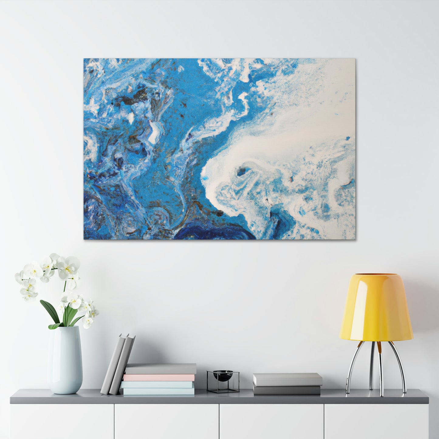"Blue Spark" - Canvas