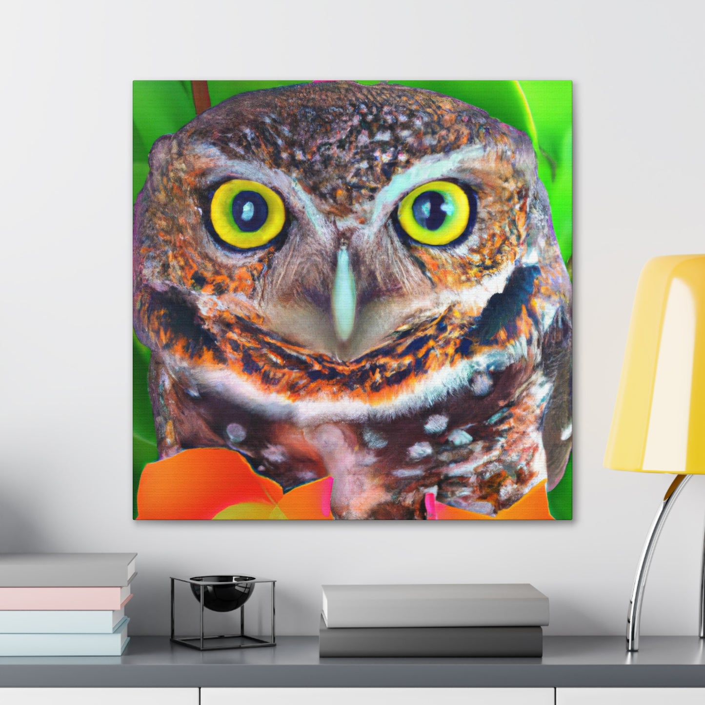 Owl Splendor. - Canvas