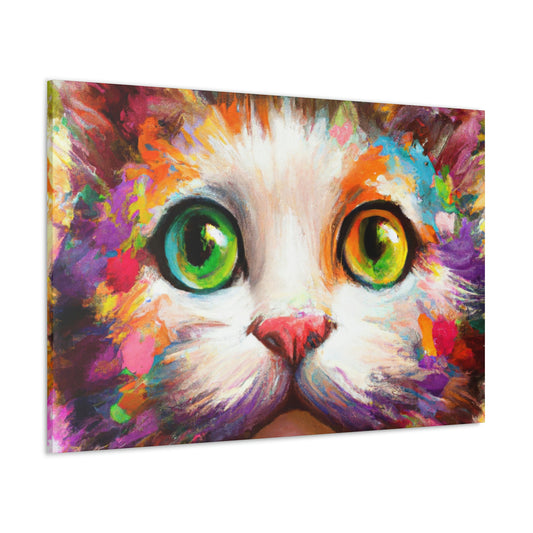 Feline Floral - Canvas