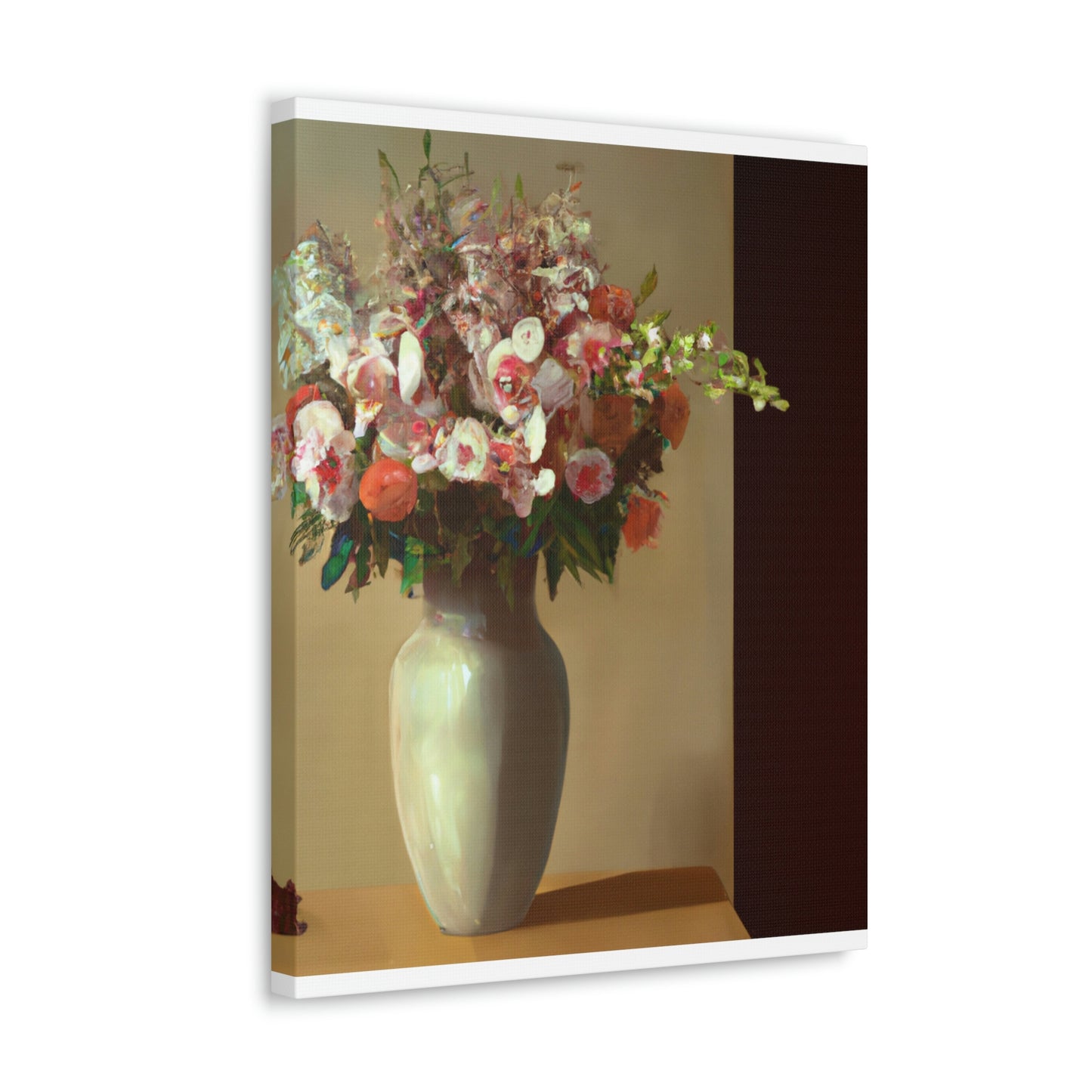 "Beautiful Floral Vase" - Canvas