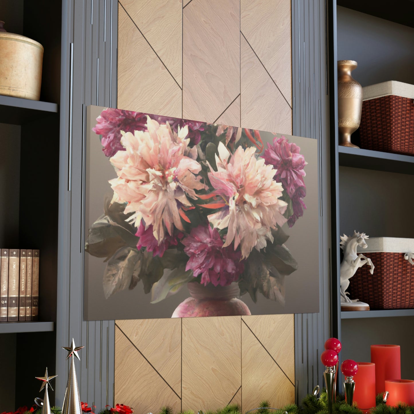 "Floral Finesse Art" - Canvas
