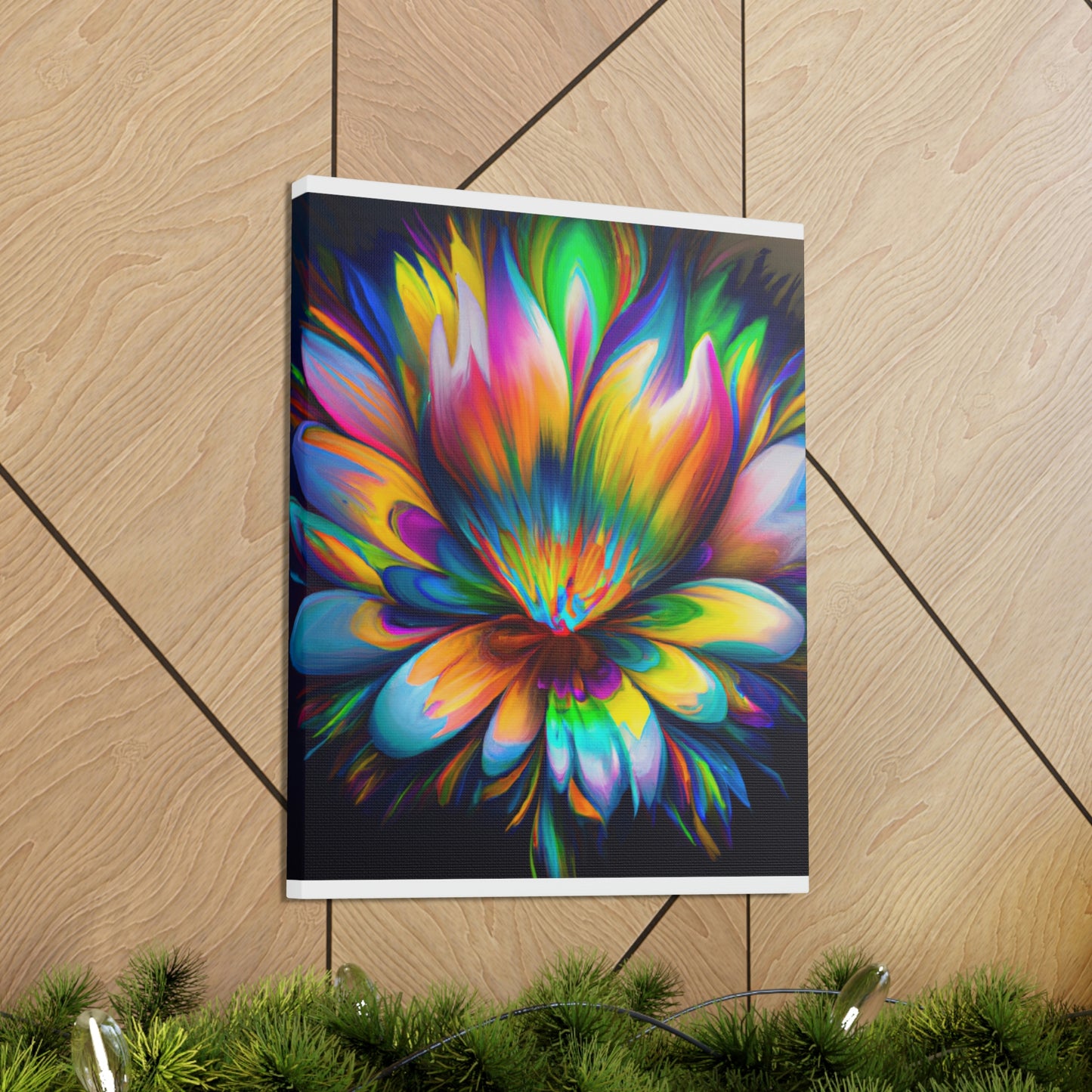 "Psychedelic Bloom" - Canvas