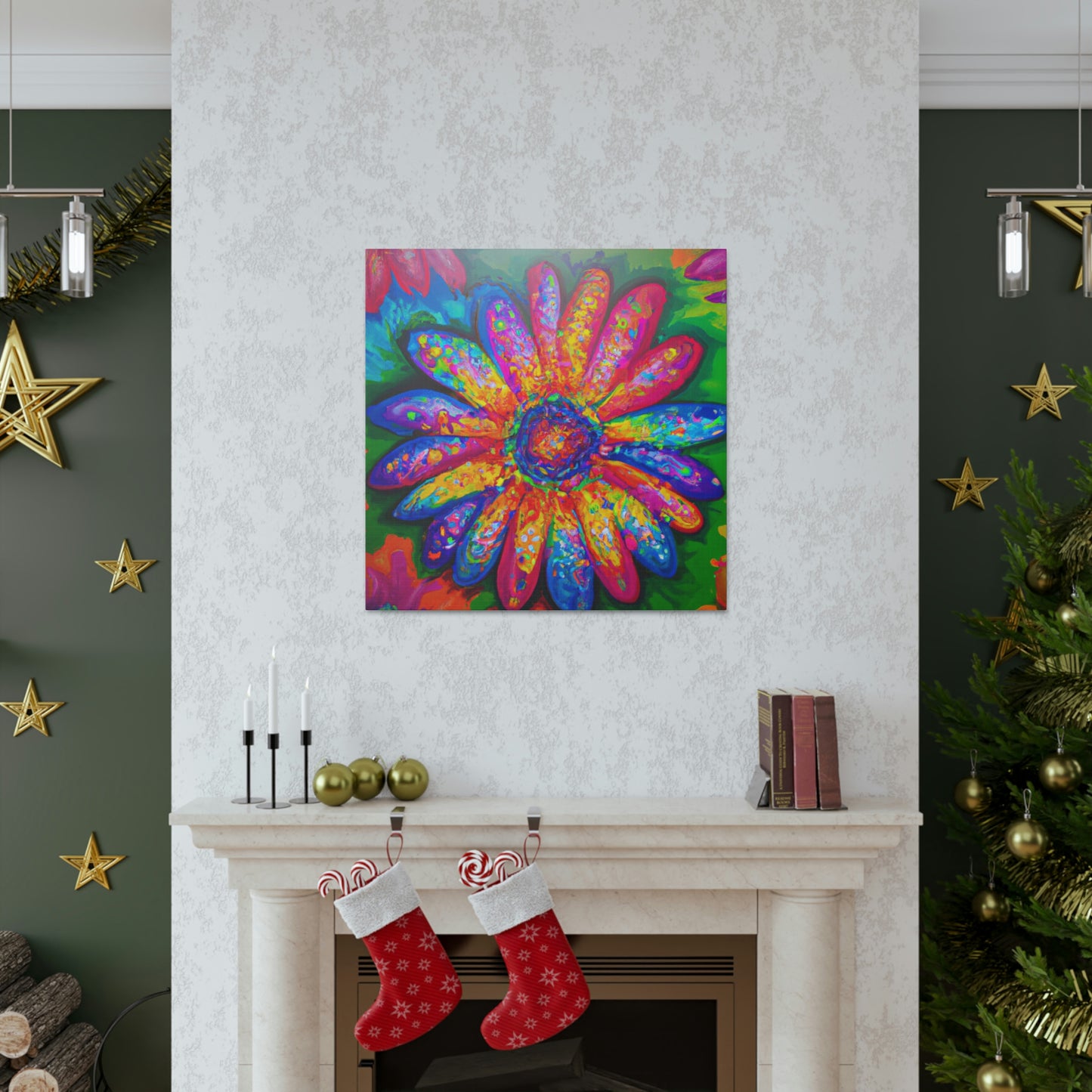 Vivid Blooms. - Canvas